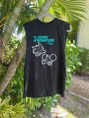 Los Simpsons Itchy and Scratchy Show Men’s Tank Top